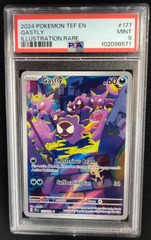PSA 9 MINT Gastly 177/162 Temporal Forces Pokemon Graded Card